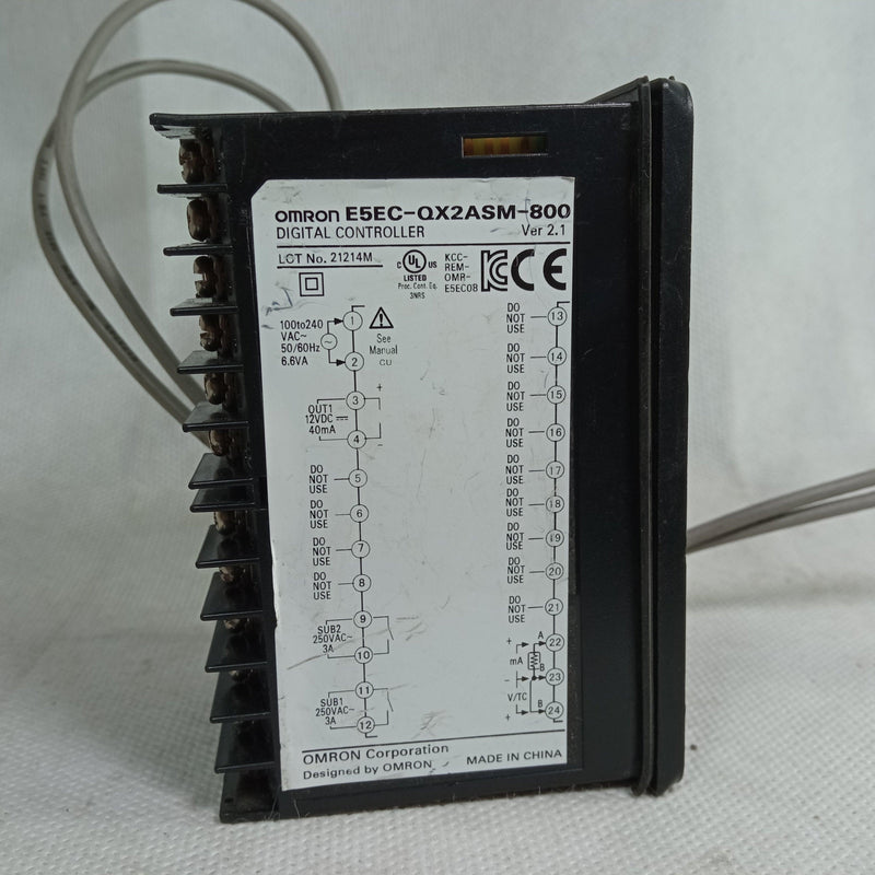 OMRON Digital Temperature Controller E5EC-QX2ASM-800 Lotted in Pakistan - industryparts.pk