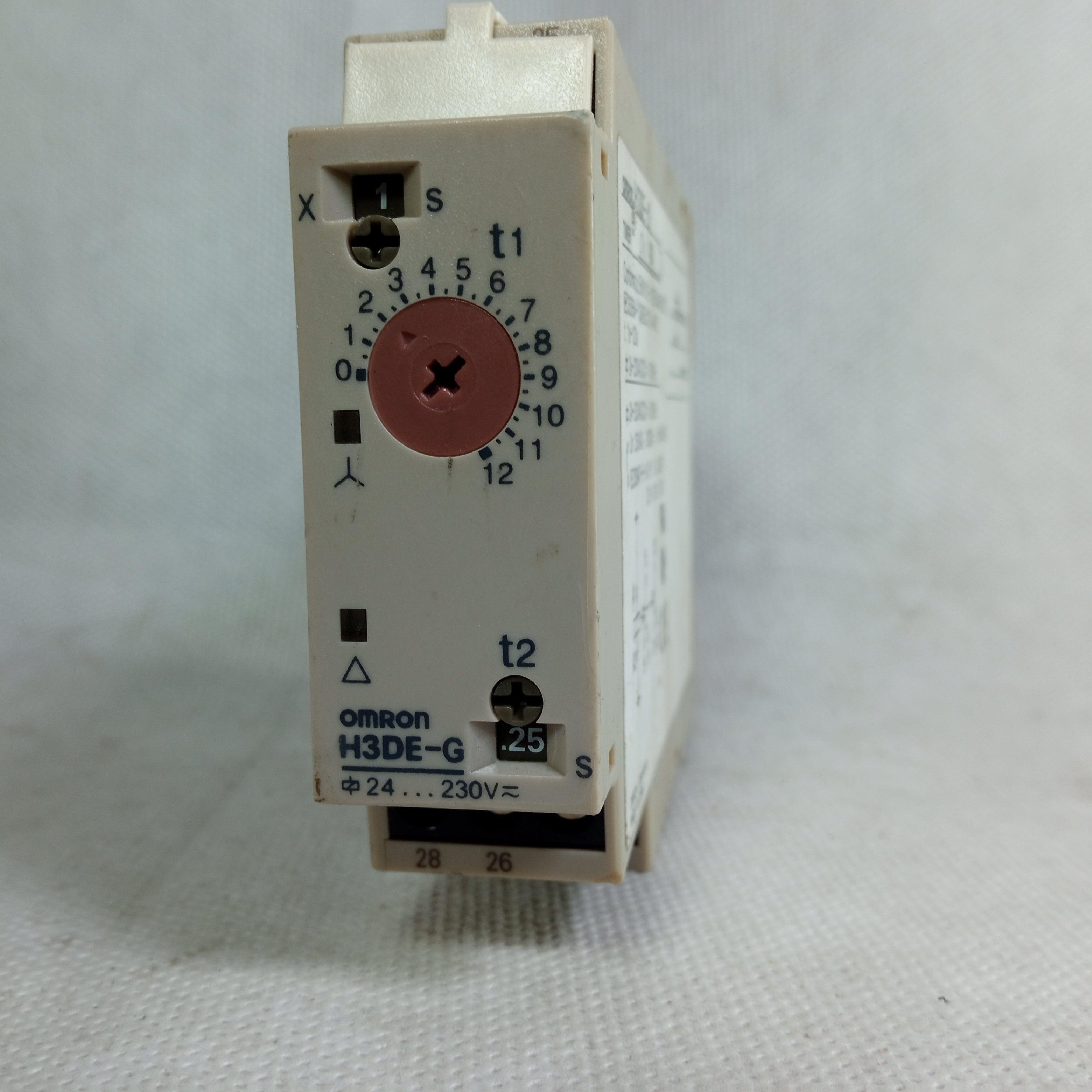 OMRON Timer Relay H3DE-G 24-230VAC/DC Lotted in Pakistan - industryparts.pk