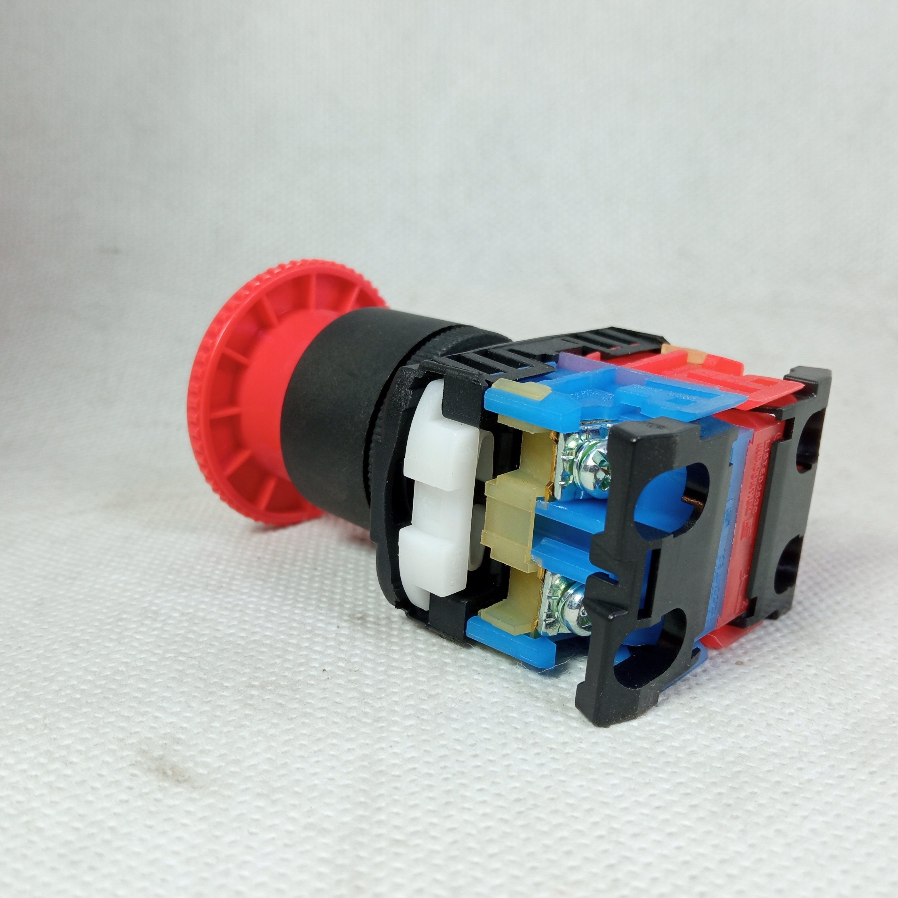 AR22V2R-11R Turn Reset Push Button 5 Pcs In One Pack in Pakistan - industryparts.pk