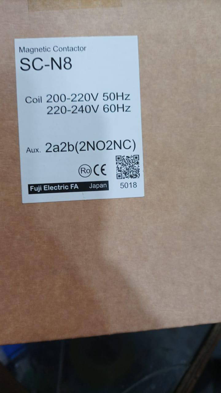 Fuji SC-N8 2a2b Magnetic Contactor 3 Pole in Pakistan - industryparts.pk