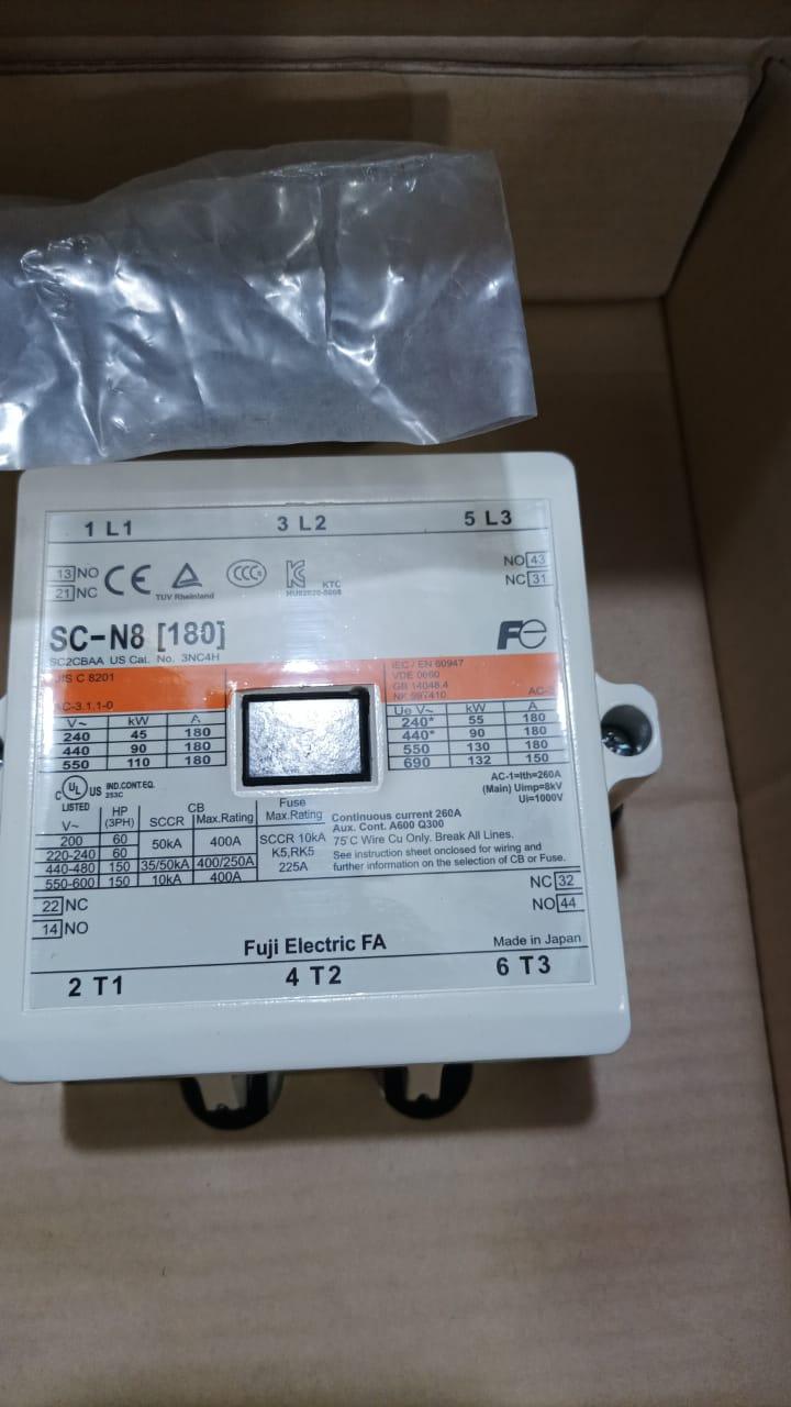 Fuji SC-N8 2a2b Magnetic Contactor 3 Pole in Pakistan - industryparts.pk