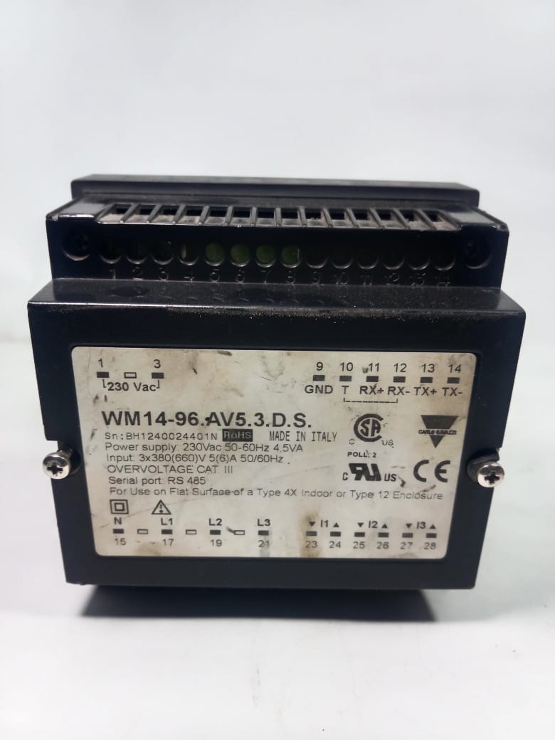 CARLO GAVAZZI WM14-96 230VAC Power Analyzer in Pakistan