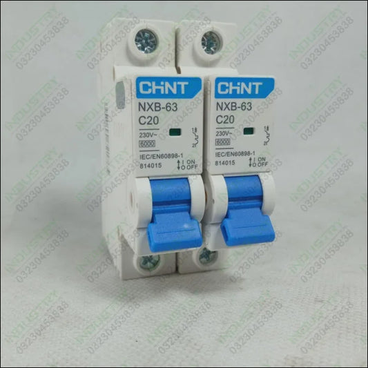 CHINT NXB-63C 1-Pole 6kA Miniature Circuit Breaker (MCB)