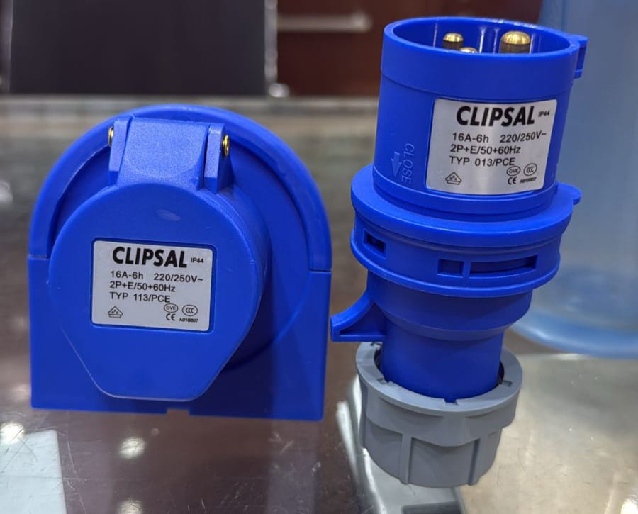 CLIPSAL TYP 113/PCE CEE-Connector and CEE Wall-Mounted Socket in Pakistan
