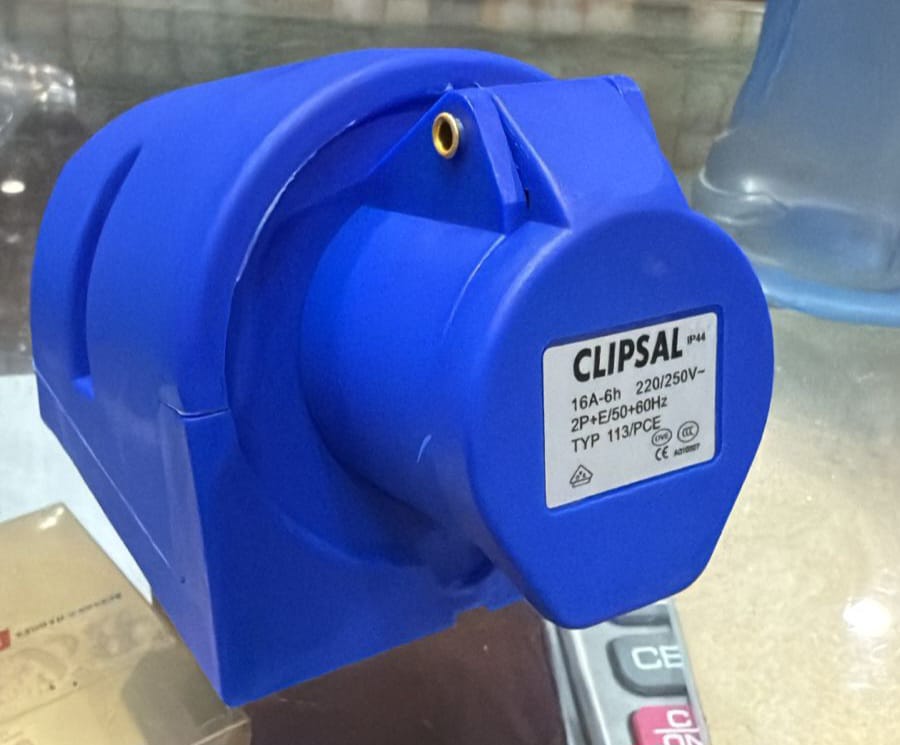 CLIPSAL TYP 113/PCE CEE-Connector and CEE Wall-Mounted Socket in Pakistan
