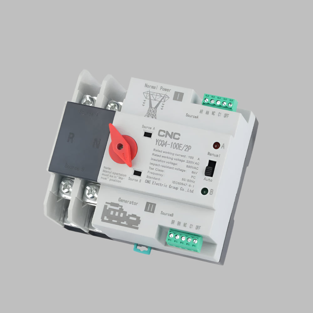 CNC YCQ4-100E/2Pole ATS Dual Power Automatic Transfer Switch in Pakistan