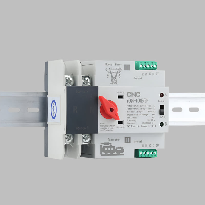 CNC YCQ4-100E/2Pole ATS Dual Power Automatic Transfer Switch in Pakistan