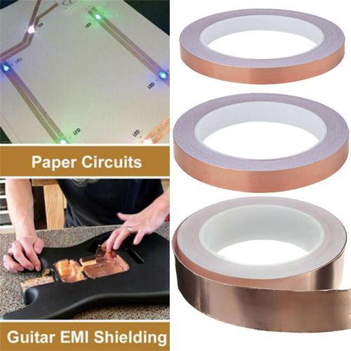 Copper Foil Tape 10mmx20m - industryparts.pk