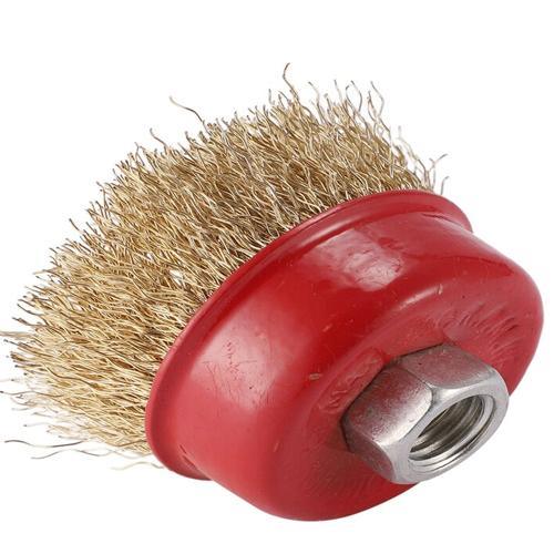 Crimped Wire Cup Brush Angle Grinder Size 14mm - industryparts.pk