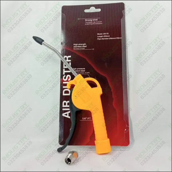 Curved Nozzle Pneumatic Spray Gun, Plastic Handle, Cleaning Tool