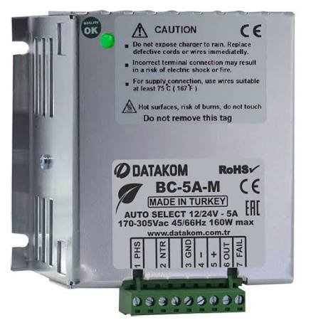 DATAKOM BC-5A-M Automatic Battery Charger in Palistan