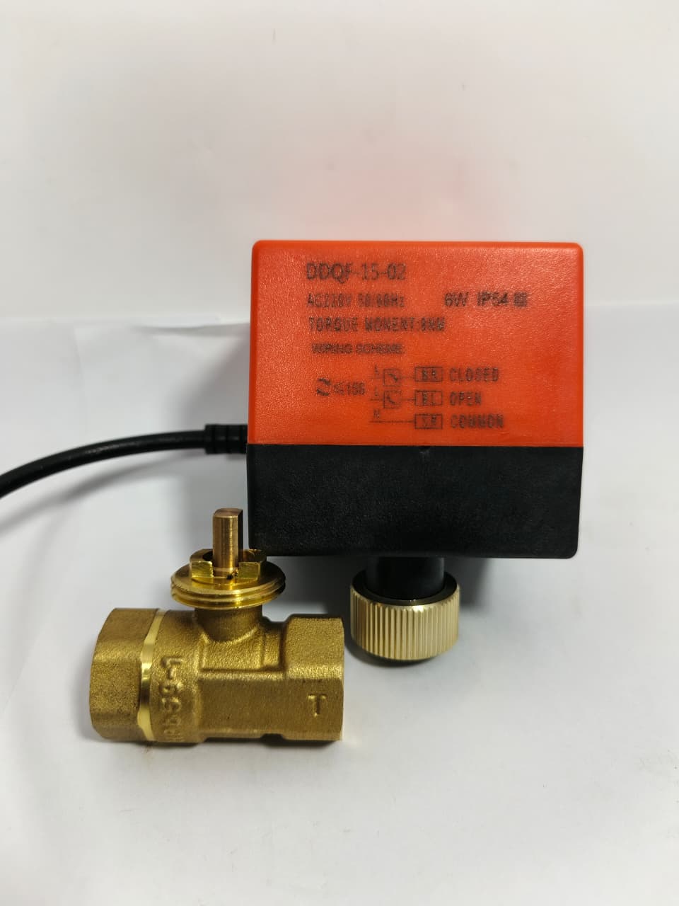 DDQF-15-02, 220VAC Motorized Ball Valve