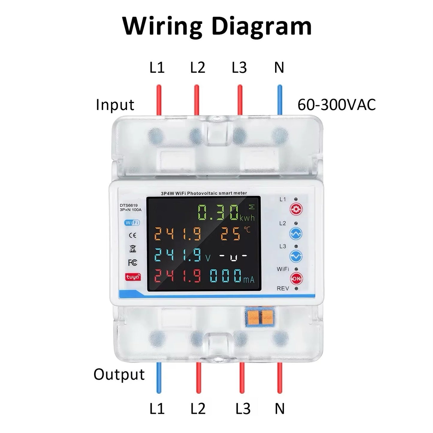 DTS6619 WiFi Smart Protector and Energy Meter