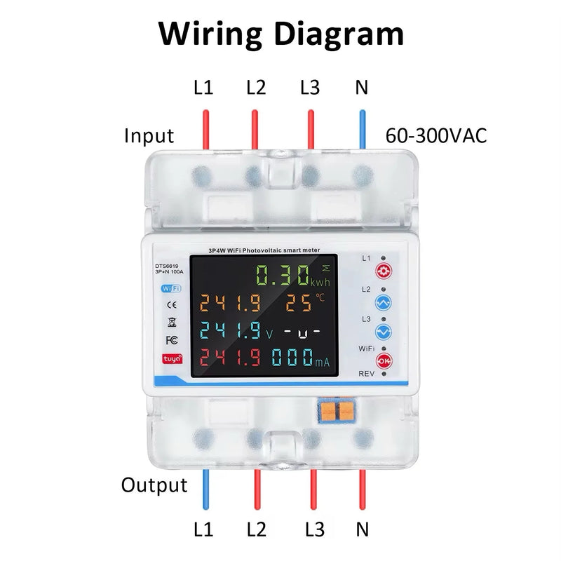 DTS6619 WiFi Smart Protector and Energy Meter