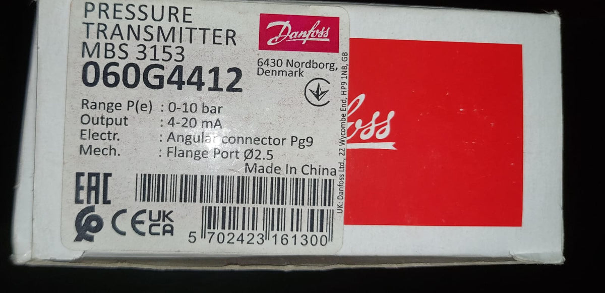 Denfos MBS-3153 Pressure Transmitter 060G4412 in Pakistan