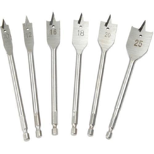 Drill Bit Set 6 Pieces Assorted Sizes Woodworking Drill Bits - industryparts.pk