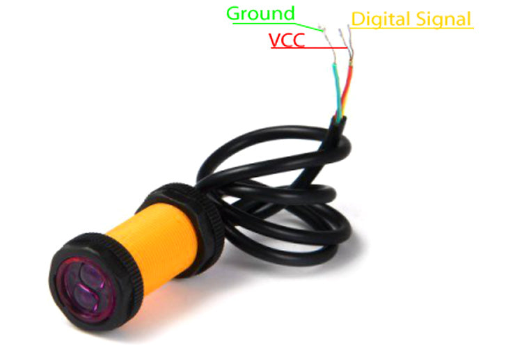 E18-D80NK IR Obstacle Avoidance Proximity Sensor in Pakistan