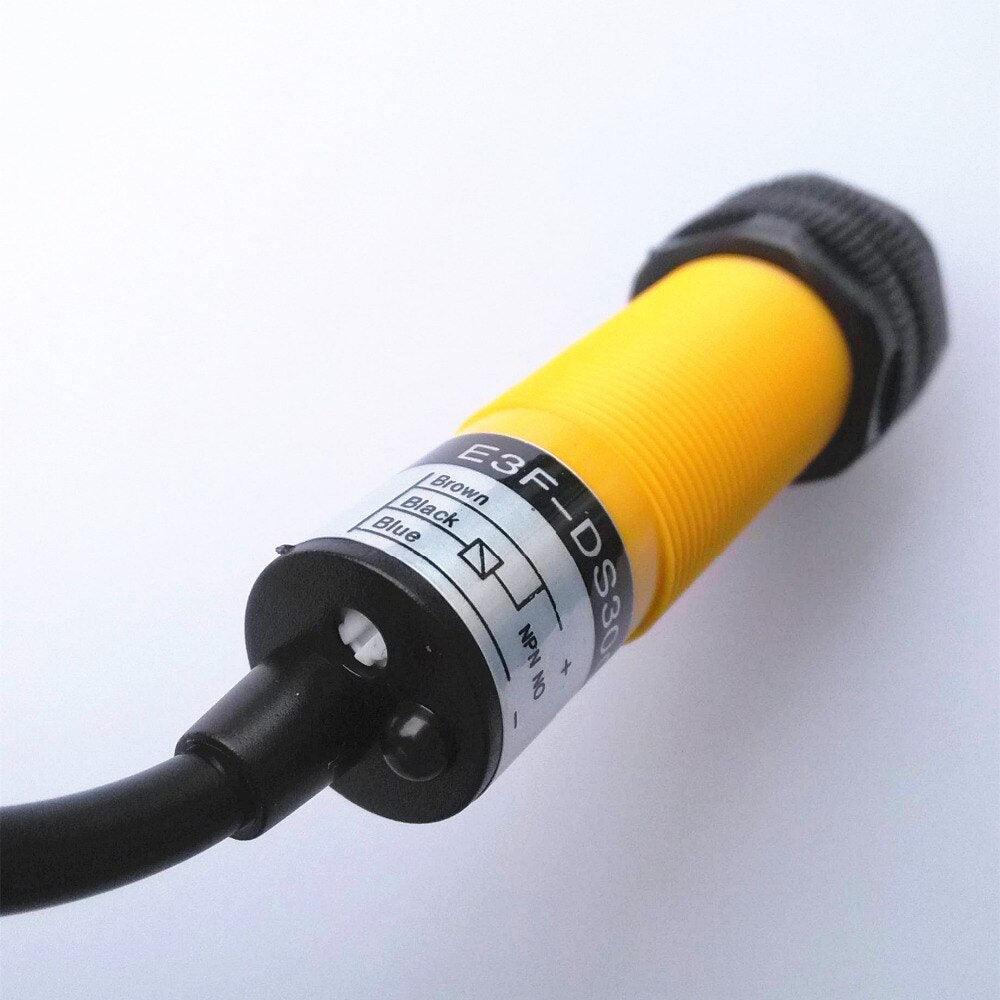 E3F-DS30B4 M18 Diffuse Reflection Photoelectric Switch Sensor 3 Wires PNP NO in Pakistan - industryparts.pk