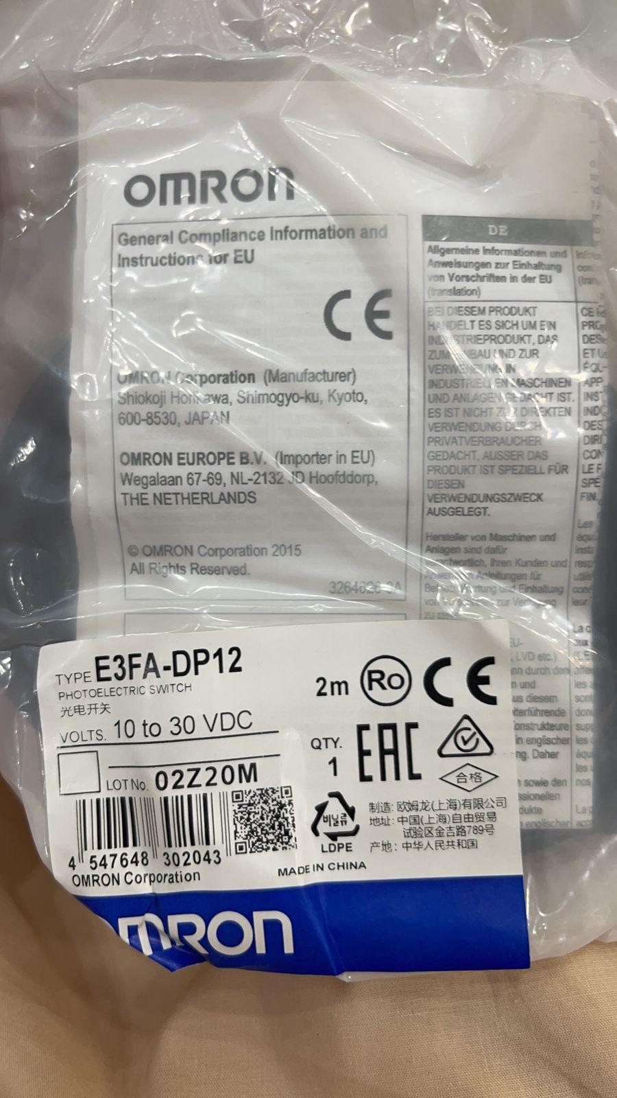 E3FA-DP12 Photoelectric Sensor in Pakistan - industryparts.pk