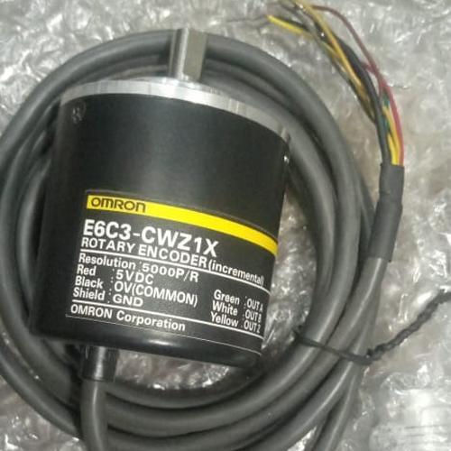 OMRON 5000PPR Rotary Encoder 5V DC E6C3-CWZ1X in Pakistan - industryparts.pk
