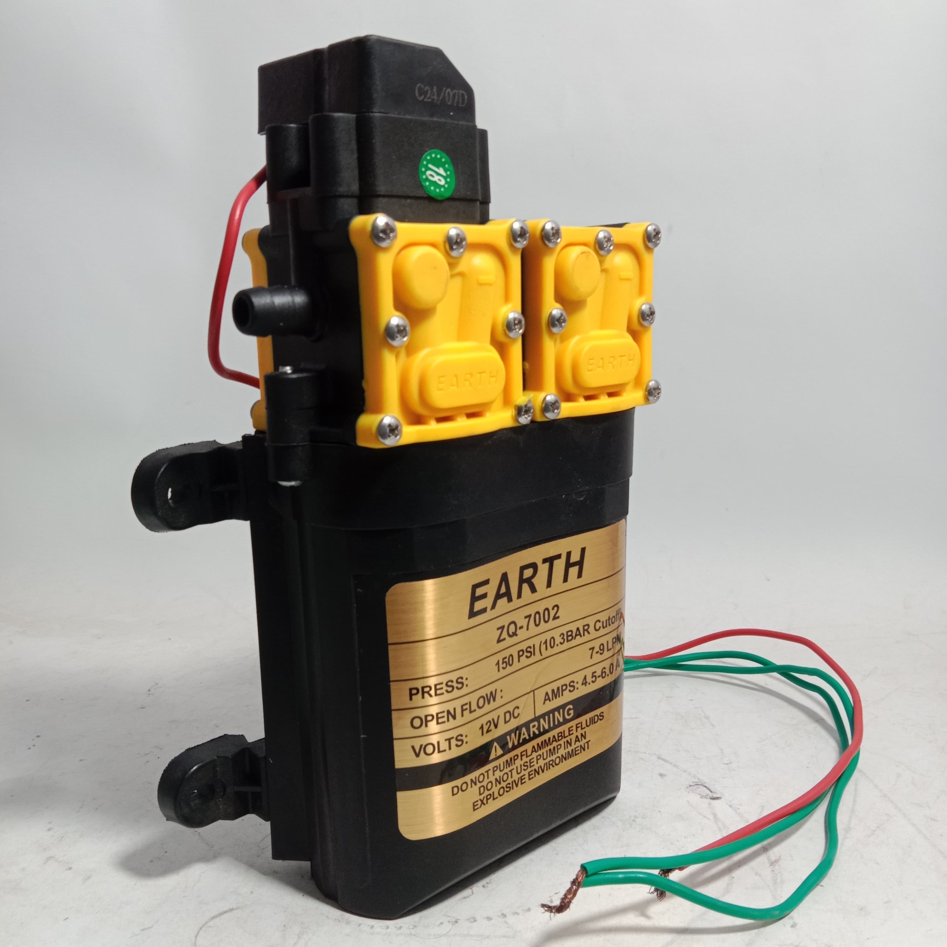 EARTH ZQ-7002 150PSI/12VDC High-pressure Pump