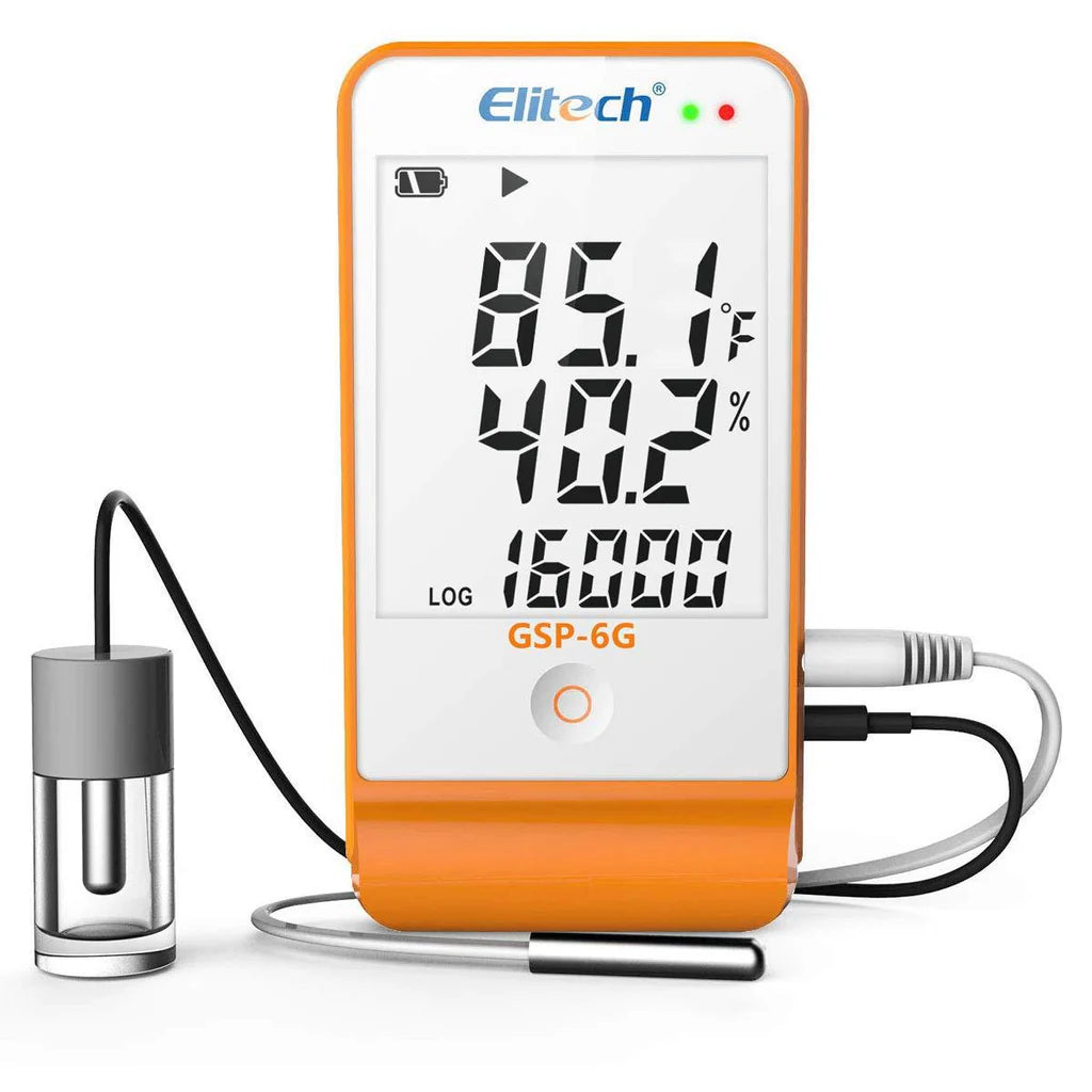 ELITECH GSP-6G EXTERNAL SENSOR, Temperature and Humidity Data Logger with Glycol Bottle in Pakistaan