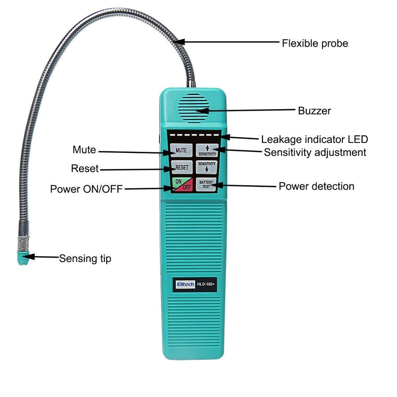 ELITECH HLD-100+ Refrigerant Leak Detector in Pakistan