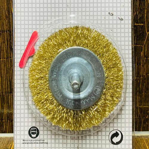 Electric Drill Wire Brush Flat Steel Wire Wheel - industryparts.pk