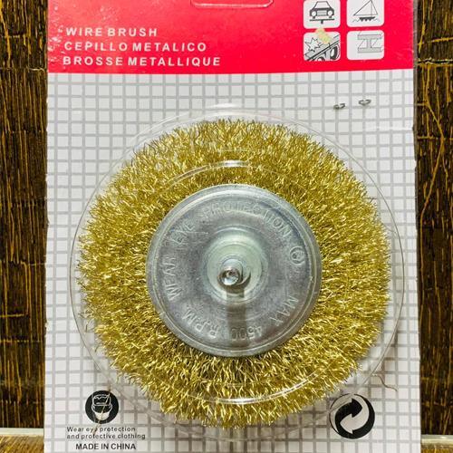 Electric Drill Wire Brush Flat Steel Wire Wheel - industryparts.pk