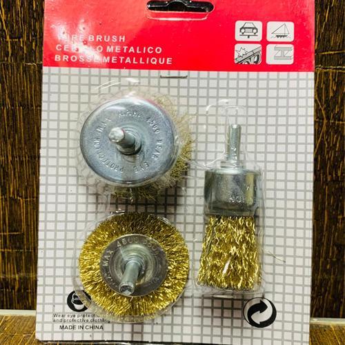 Electric Drill Wire Brush Flat Steel Wire Wheel - industryparts.pk