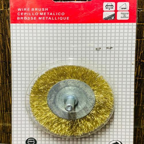 Electric Drill Wire Brush Flat Steel Wire Wheel - industryparts.pk