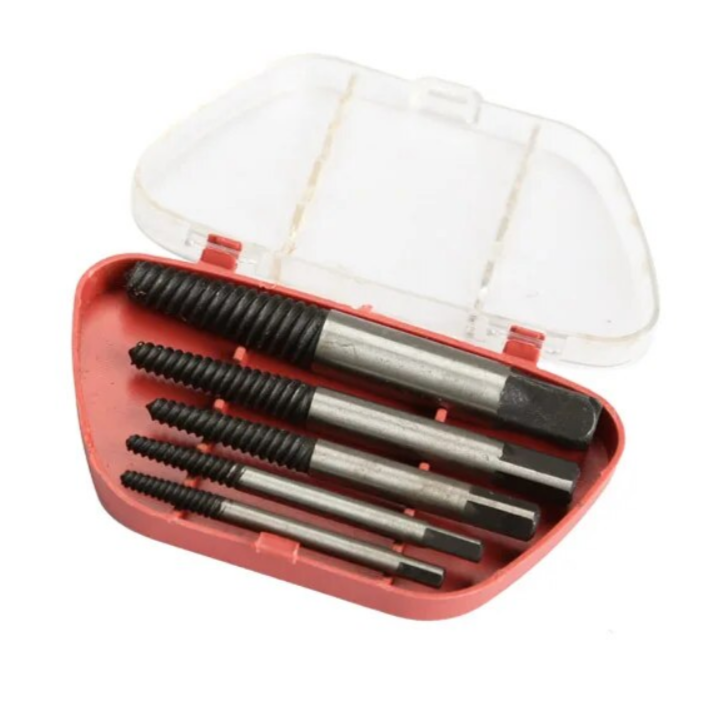 5 Pieces Steel Screw Extractor Set Bolt Remover Tool Kit in Pakistan