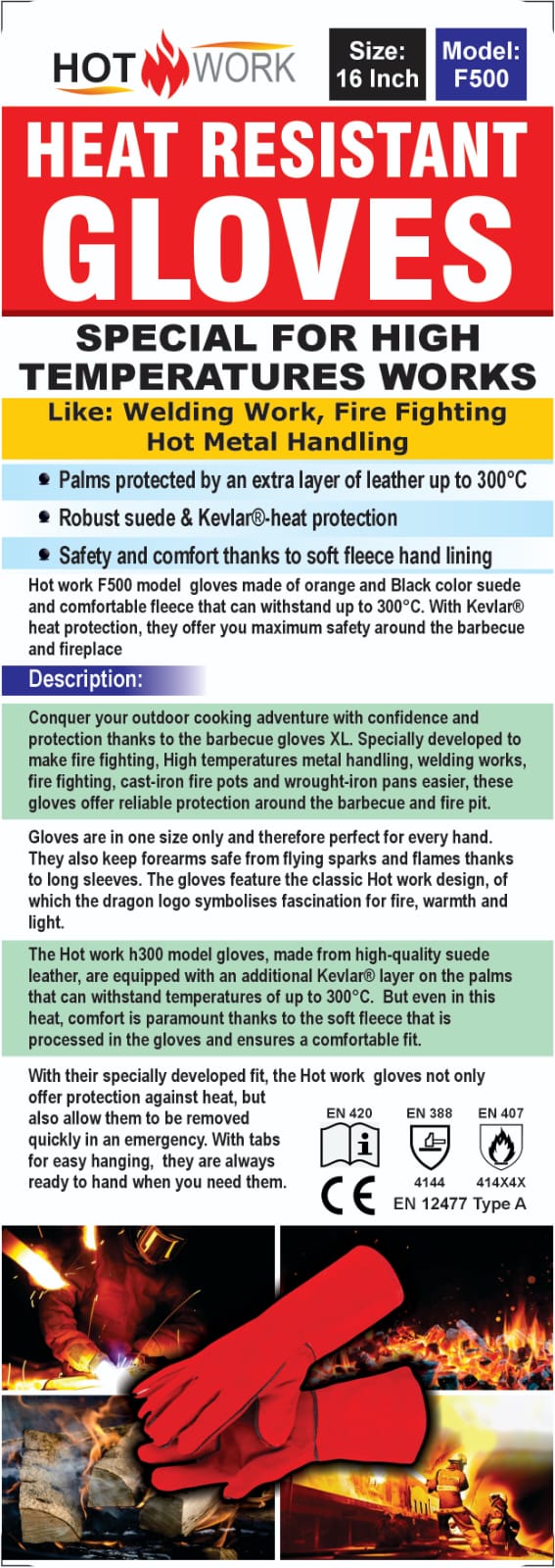 F500 HEAT-RESISTANT GLOVES