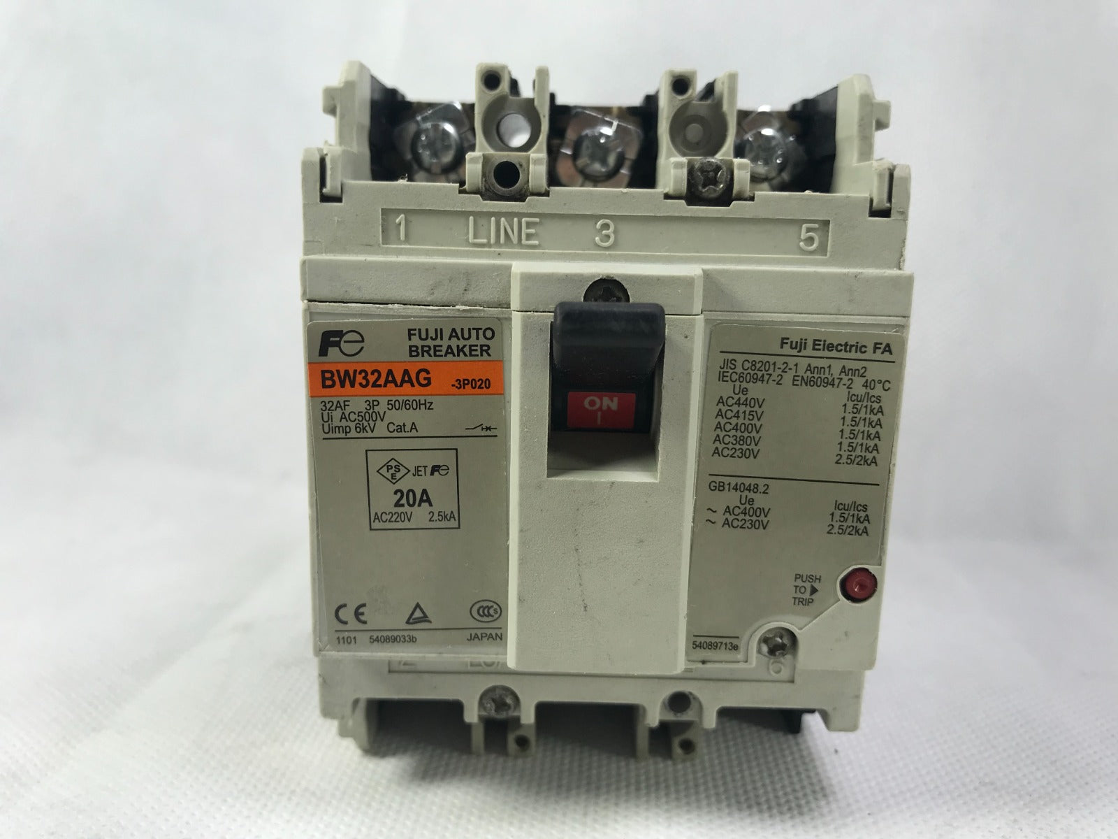 FUJI BW32AAG 20A AUTO CIRCUIT BREAKER in Pakistan