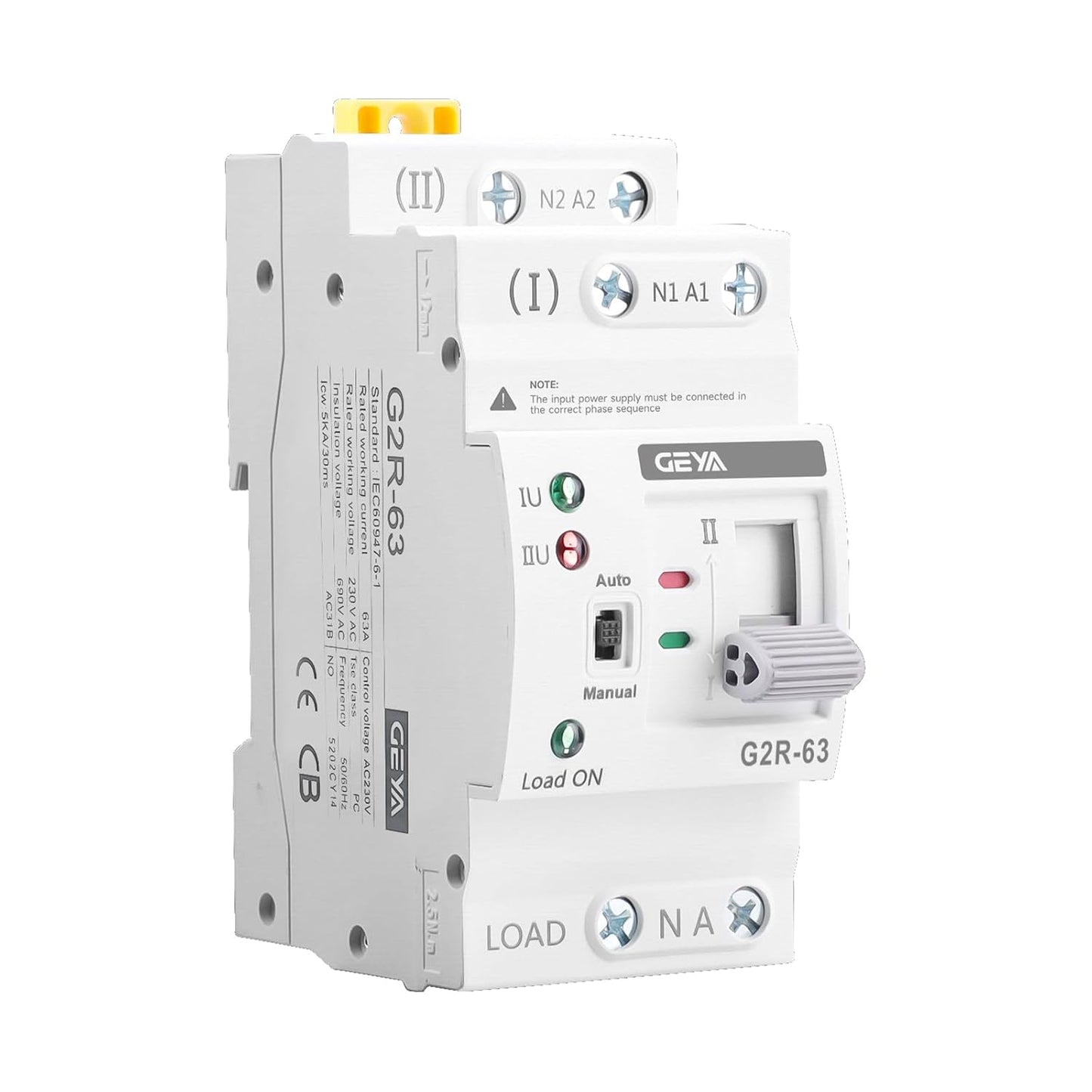 GEYA G2R-63 Dual Power Atomatic Transfer Switch in Pakistan