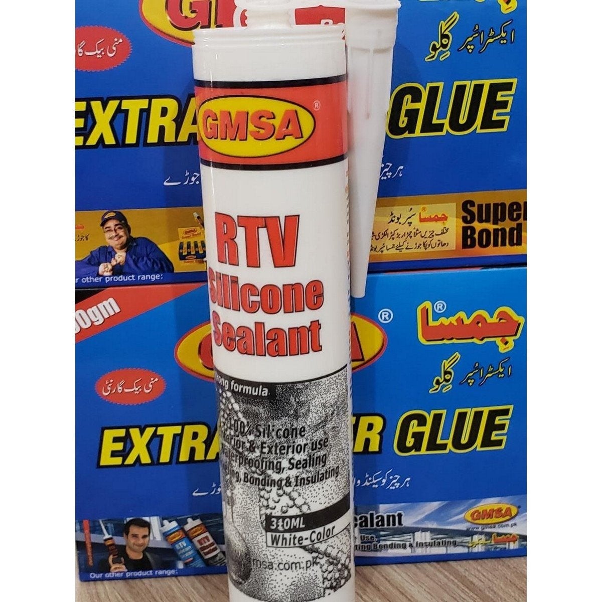 GMSA RTV Silicone Sealant Clear 310ml in Pakistan - industryparts.pk