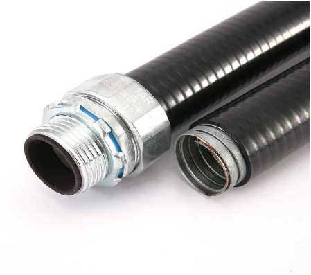Galvanized Steel PVC Coated Flexible Conduit For Cable Harness in Pakistan