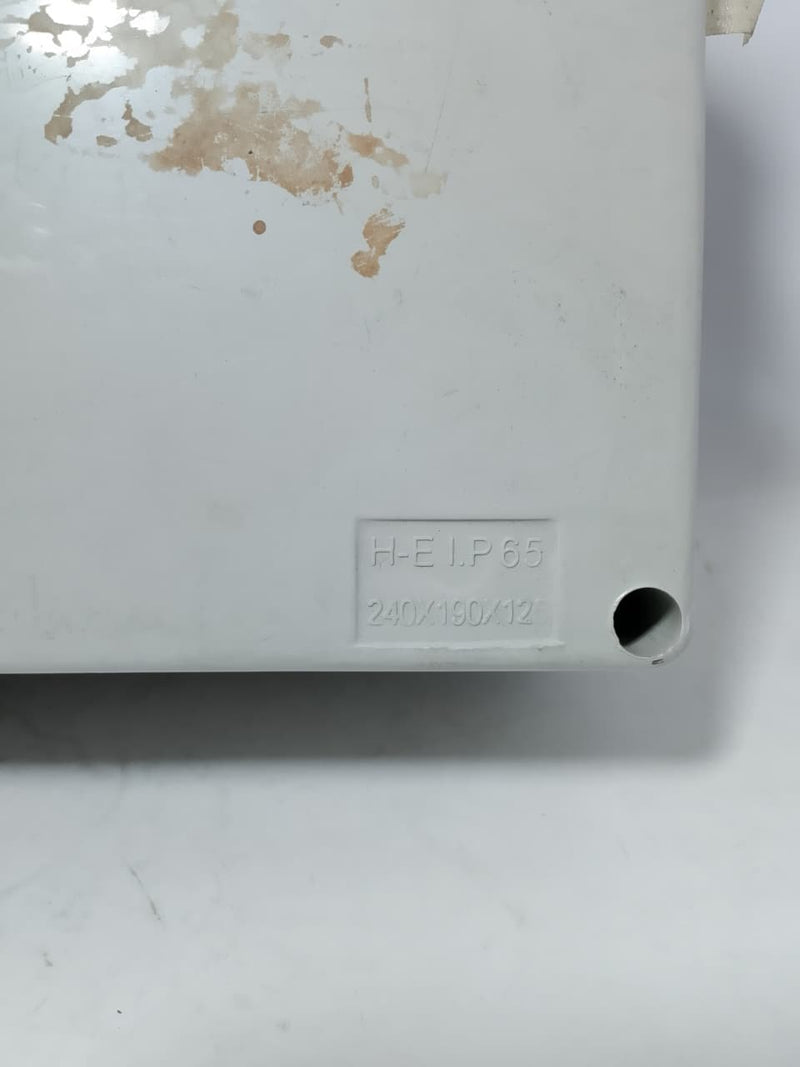 H-E I.P 65 240X190X125 PVC Junction Box in Pakistan