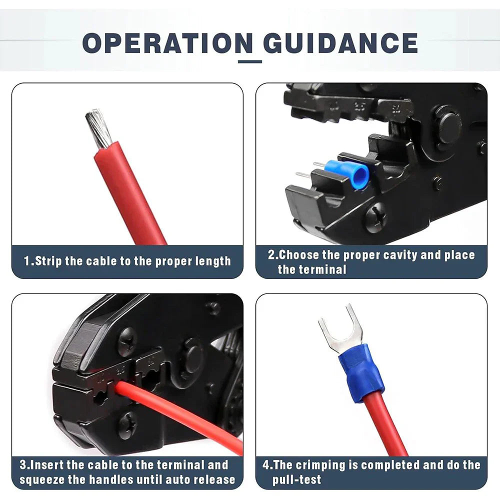 YTH-30J Insulated Wire Terminals Connectors Ratcheting Crimper in Pakistan