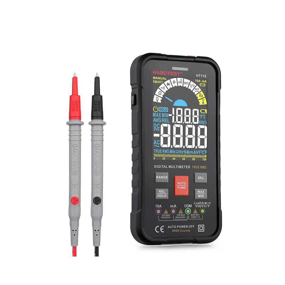 HT116 Auto Range 1000V 10A True RMS Digital Smart Multimeter in Pakistan - industryparts.pk