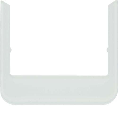 Hager 13192109 Round Frame, Glass, Polar white in Pakistan