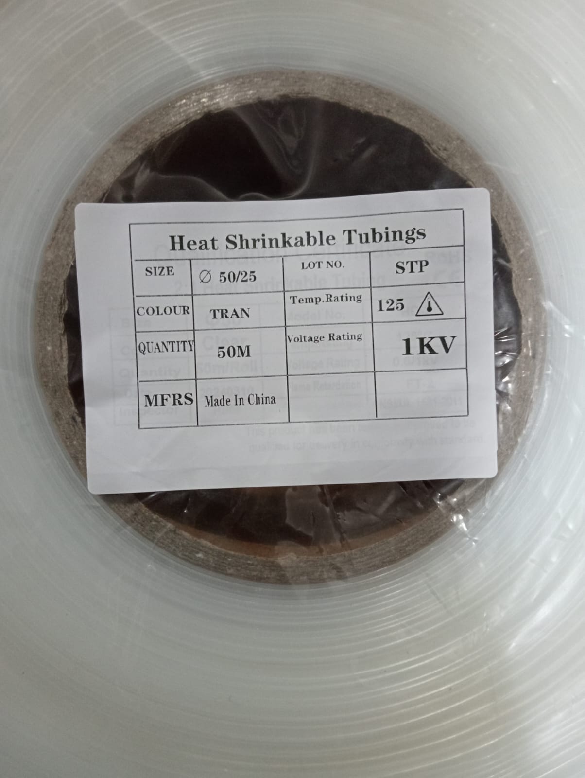 Heat Shrink Sleeve Transparent Industrial Grade in Pakistan
