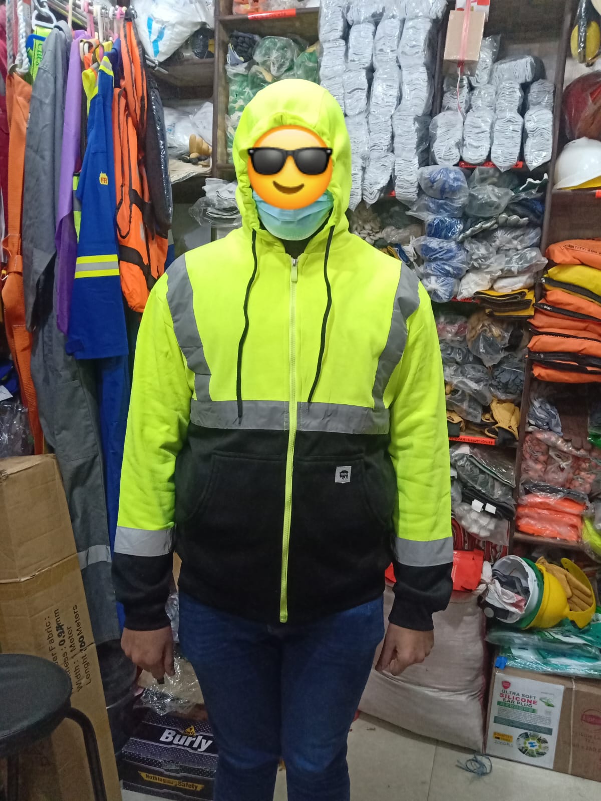 High Reflective Safety work Jacket in Pakistan