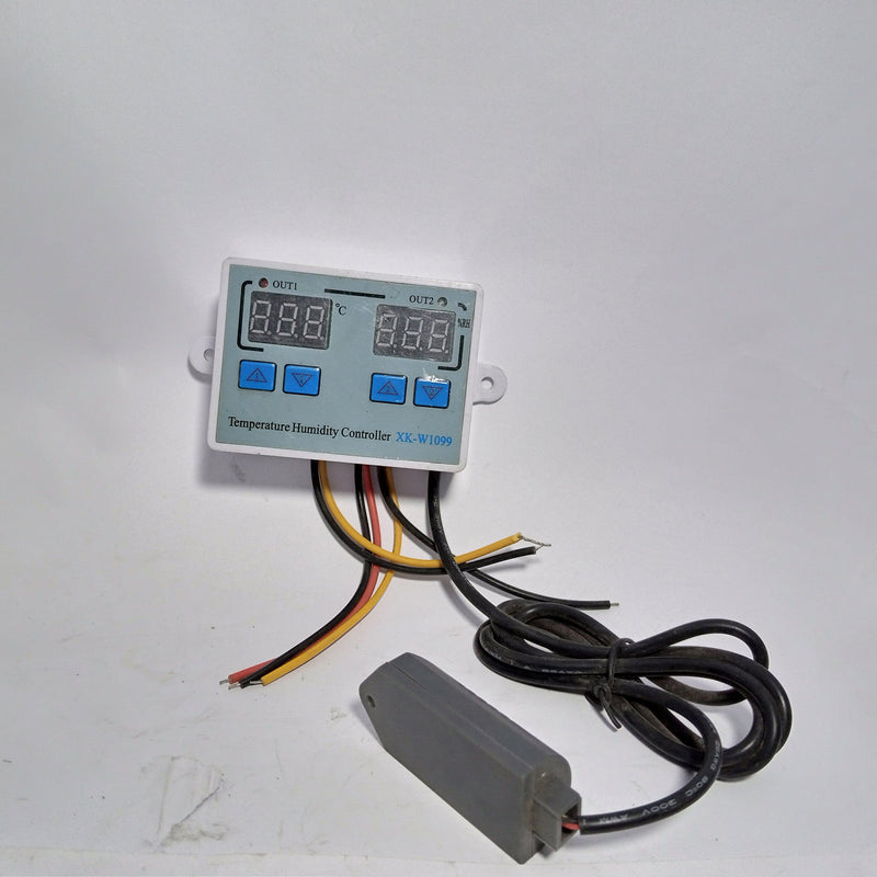 Humidity Controller, Digital Thermostat, Incubator,Temperature, 10A Direct Output Hygrometer, XK-W1099 - industryparts.pk