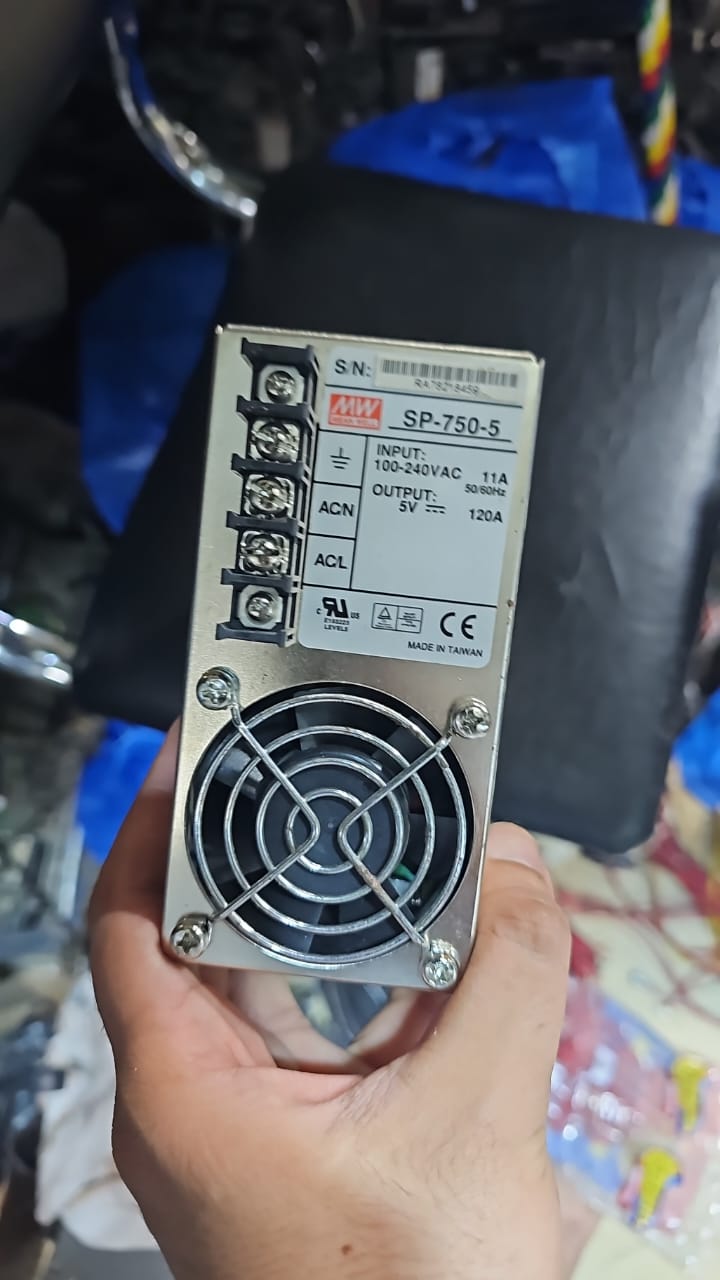 MEAN WELL SP-750-5 5VDC 120.0A 600W POWER SUPPLY in Pakistan