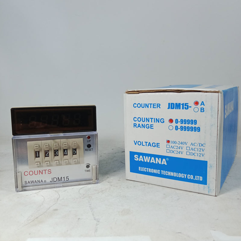 Digital Counter Relay JDM-15 5 Digit Counting Accumulator Counter in Pakistan