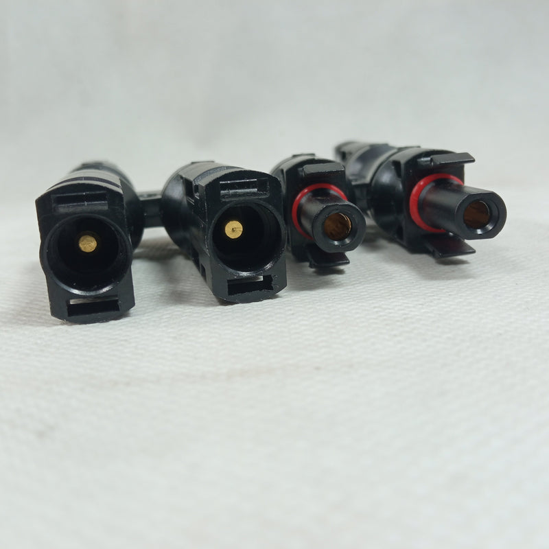 1500V DC 2 in 1 T Type MC4 branch connectors Leader Tech in