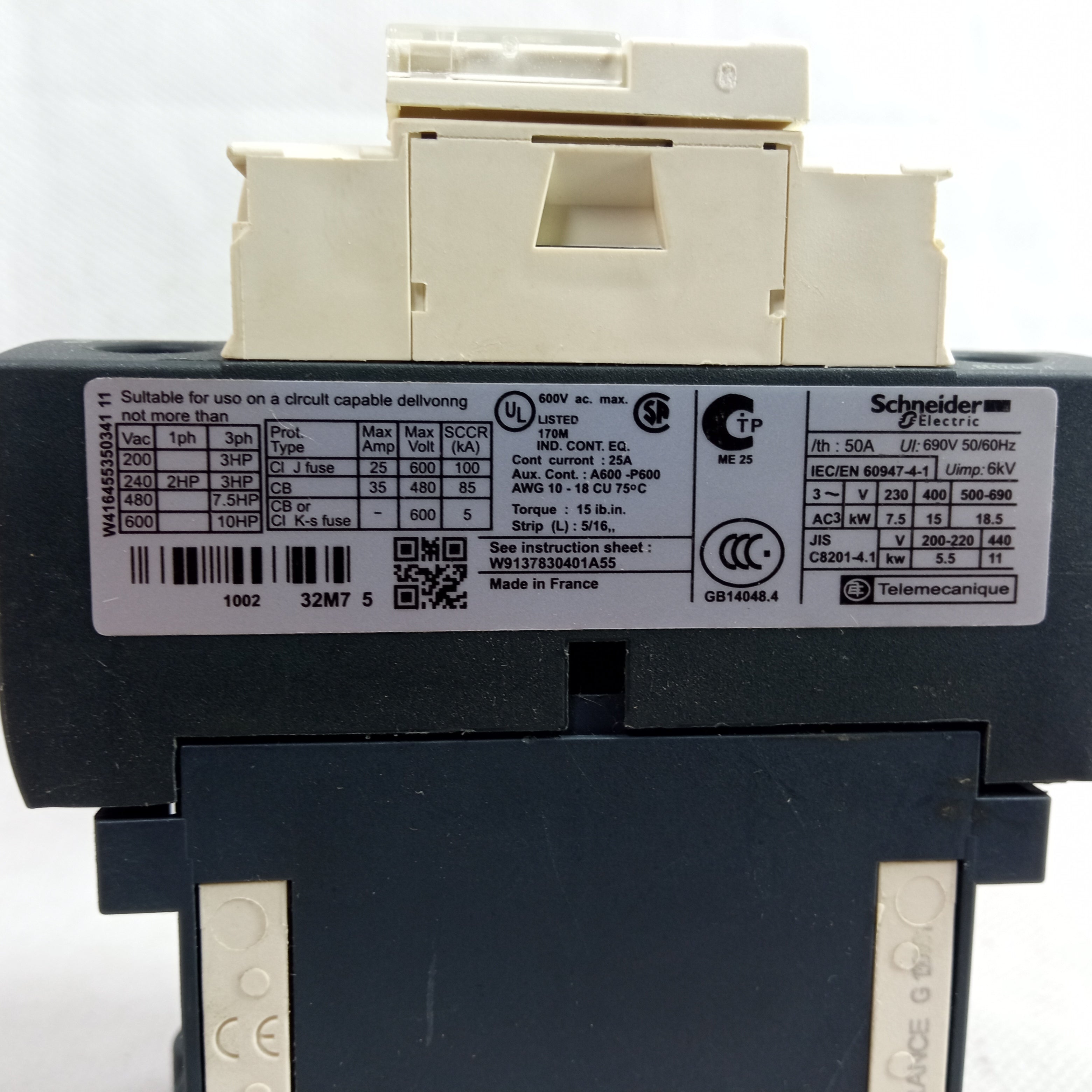 Schneider LC1D32 Power Contactor (Lot) in Pakistan