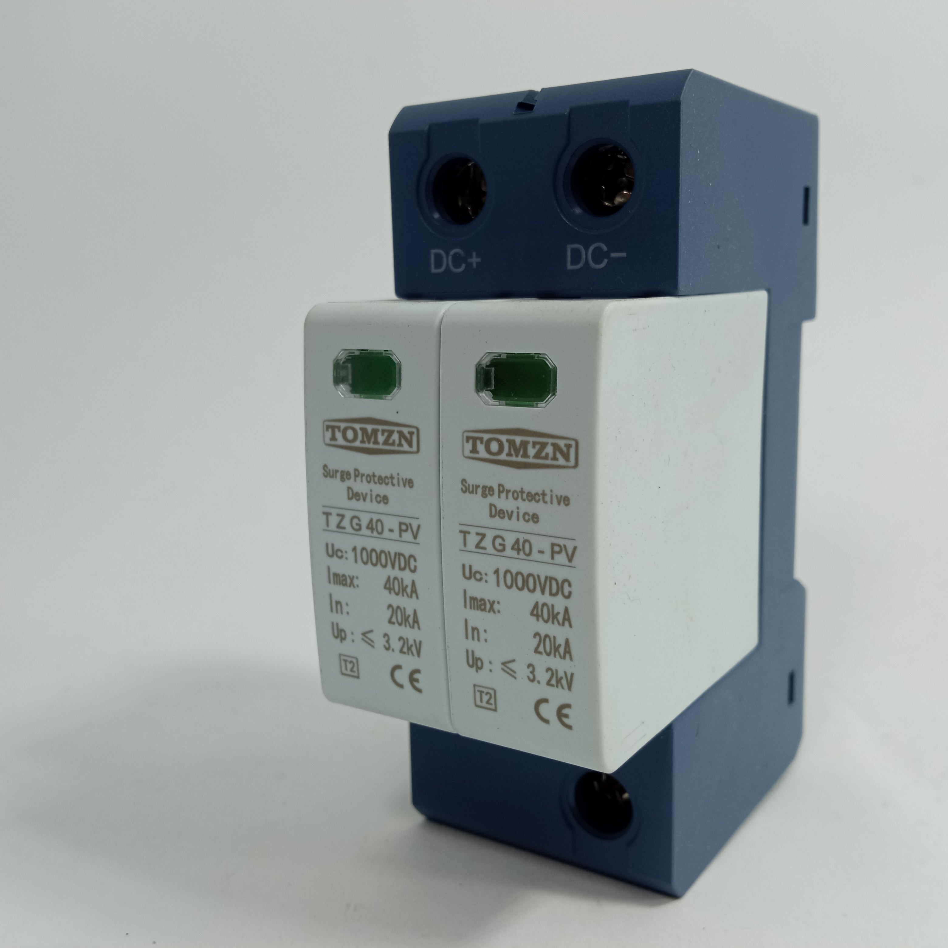TOMZN TZG 40-PV 1000v DC 20KA~40KA House Surge Protector Device in Pakistan