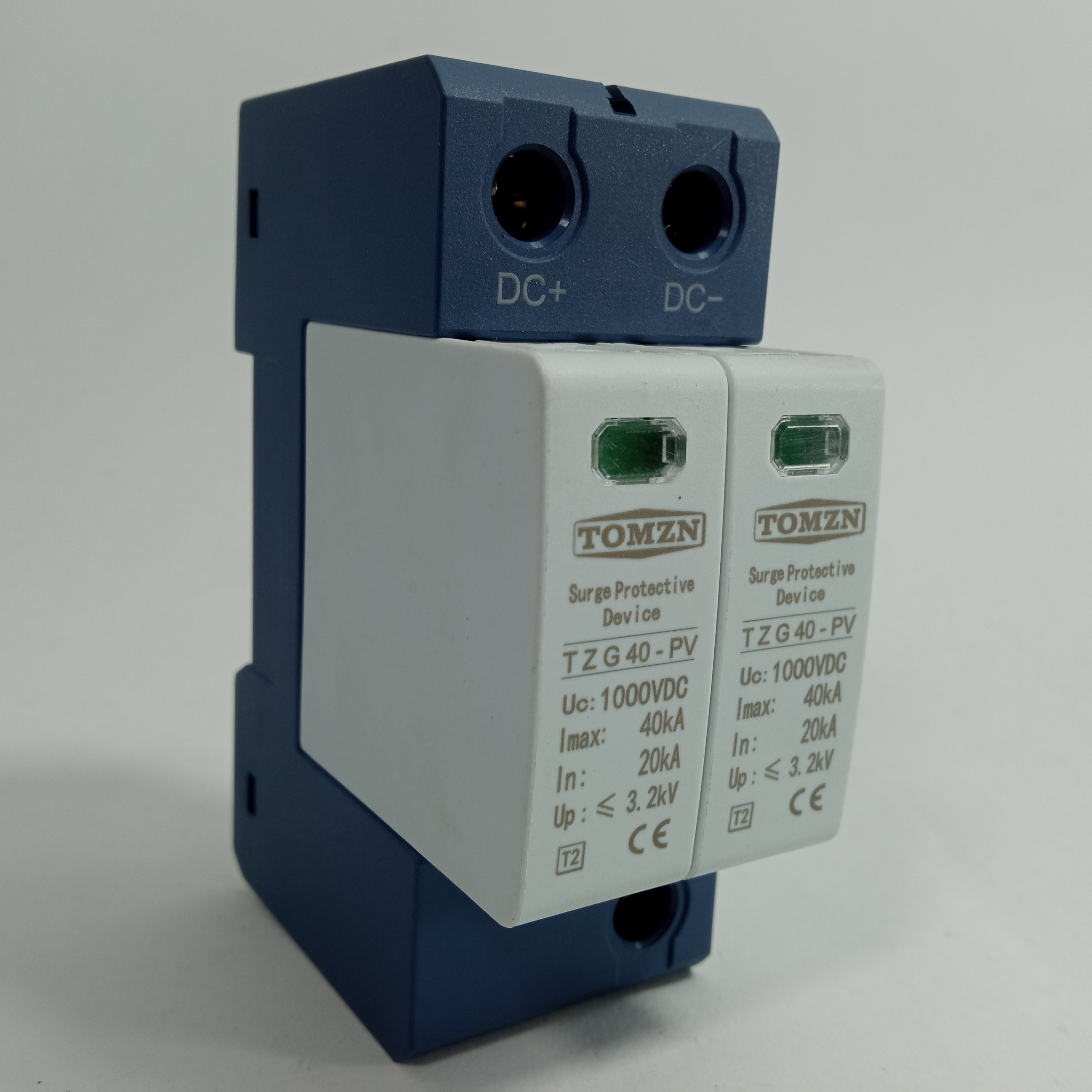 TOMZN TZG 40-PV 1000v DC 20KA~40KA House Surge Protector Device in Pakistan